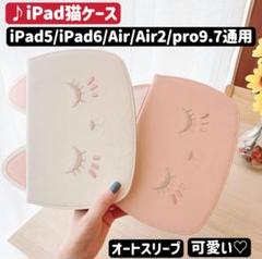 iPad9.7 iPad5/iPad6/Air/Air2/pro9.7 猫ケース