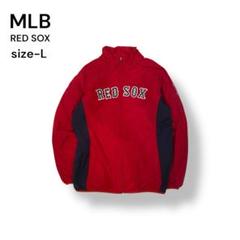 Majesutic MLB公式 RED SOX コーチナイロンジャケット L