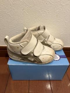 ASICS SUKU2 スクスク 13.5cm スニーカー ホワイト 星柄