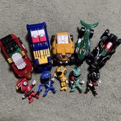 ゴーオンジャーミニフィギュアと車両セット