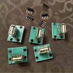 垂直US B 2.0タイプaメスアダプターブレークアウトボード