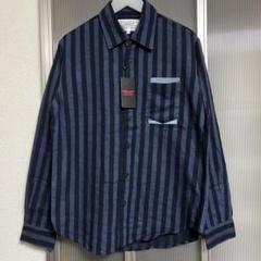 PEEL&LIFT 青黒ストライプ半袖シャツ 38 THE KEIJI / IJIIT&Co. ONLINE STORE/商品詳細 WASHABLEシアー