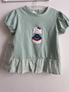 美品　ファミリア　フリルチュニック　Tシャツ　100 美品】familiarファミリア フリルチュニックファミちゃんリア