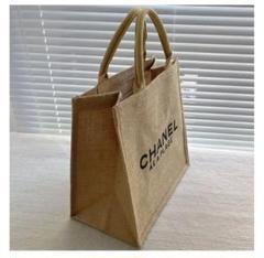 CANEL/海外ノベルティ コスメティックリネン素材 トートバッグ