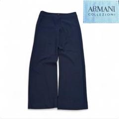 ARMANI COLLEZIONI ダークブルー　スラックス W78/ NEW ARMANI COLLEZIONI ダークブルー スラックス W78/ NEW - メルカリ