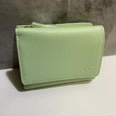 【SALE／55%OFF】 未使用】KITAMURA三つ折り財布グリーンサフィアーノレザー 小物