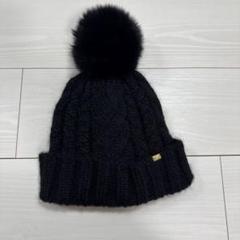 CA4LA ニット帽 未使用 ファー付きポンポン ニット帽 CA4LA カシラニット帽 未使用 ファー付きポンポン - メルカリ