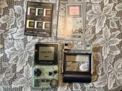 ゲームボーイカラー 本体 クリア　ライトボーイポケット付き