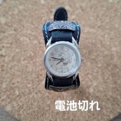 インディアンジュエリー レザーベルト腕時計