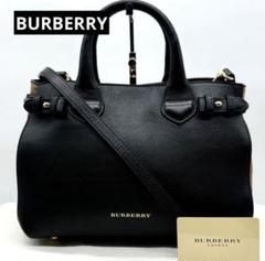 【お値下げ中】極美品バーバリー バナーバッグ スモール ノバチェック スムース お値下げ中】極美品バーバリー バナーバッグ スモール ノバ