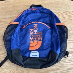 THE NORTH FACE キッズリュック 青/オレンジ