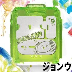 アクリル付き NCT 127 ジョンウ 쩡 ペンライト ステッカー 草