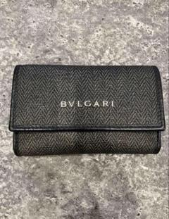 BULGARI ブラック レザー キーケース BVLGARI ブラック レザー キーケース - メルカリ