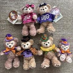 ディズニー　ハロウィン　シェリーメイ　ぬいぐるみバッジ　2個セット ダッフィー シェリーメイ ぬいぐるみバッジ 2個セット