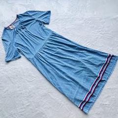 Jonathan Logan MICALADY 【L】水色チェック柄ワンピース