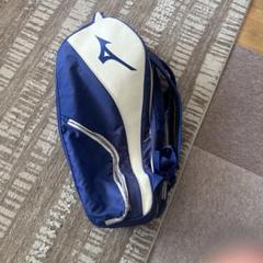 Mizuno スポーツラケットバッグ ネイビー/ホワイト