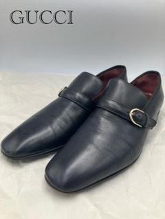 GUCCI 141094 レザー 靴 ビジネスシューズ ブラック系