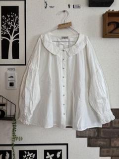 美品★ギャザー羽織りシャツ＊オフのサムネイル