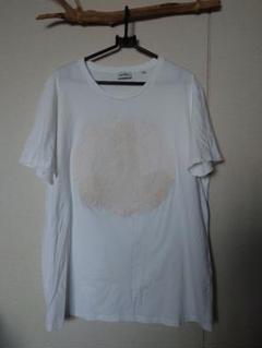 美品★DIESEL 半袖Tシャツ ホワイト XL★モヒカン ロゴ 白 ディーゼル