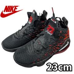 【バスケットシューズ　Nike LeBron 23cm ブラック/レッド】