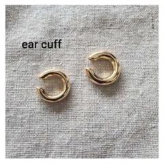 人気❤️2個セット イヤーカフ フープピアス ゴールド 耳カフ