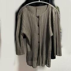 PLEATS PLEASE ISSEY MIYAKE カーディガン 薄手