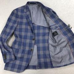 極美品　メンズビギ　テーラードジャケット　麻　カノコ　ボタニカル　ネイビー　XL 2025年最新】MEN'S BIGI メンズ テーラードジャケットの人気