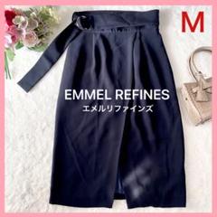 エメルリファインズ　レーススカートLサイズ　新品タグ付き　ネイビー　春服 エメルリファインズ レーススカートLサイズ 新品タグ付き