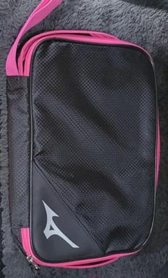 Mizuno 卓球ラケットケース 黒/ピンク