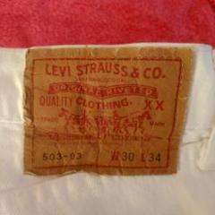 LEVI'S 503-03 ホワイトデニム W 30 L34