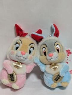 とんすけ　ミスバニー　正月　2011　卯　ぬいば　ぬいぐるみバッチ