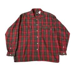 90s Y2K ステューシー ウール フランネルシャツ Mサイズ ステューシー STUSSY フランネル シャツ クラシック ベイリー