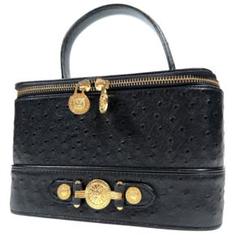 けん様✨ VERSACE ハンドバッグ 黒 サンバースト グレカ A4 レザー 2025年最新】VERSACE レディース ハンドバッグの人気アイテム