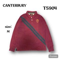 【即購入OK】CANTERBURY ラガーシャツ　サイズM ボルドー