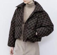 「tageechita」チェック柄 ダウンコート　M CLASSIC PLAID DOWN COAT / クラシカルチェックダウンコート