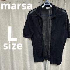 新品/マーサ MARSA レナウン ニットカーディガン 表記 L 11号 相当 古着 黒 ブラック レディース 春 秋 冬 トップス 毛100 ウール 長袖 新品【中古】マーサ MARSA レナウン ニットカーディガン