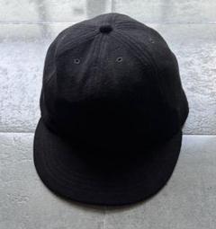 24ss comoli コモリ シルクネップ キャップ ブラック 美品