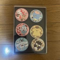 サンリオキャラクター バッジ 6個セット 刺繍