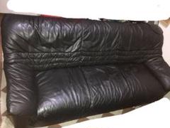 本革 ソファ 3人掛け 黒