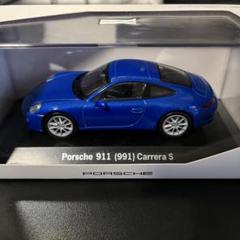 ゼニス新作モデル 991 911 ポルシェ 1/43 ミュージアム ポルシェ カレラ ブルー S ミニカー