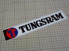 正規品 TUNGSRAM タングスラム ステッカー 290×55mm 当時物
