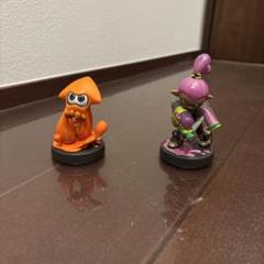 スプラトゥーン イカ　オレンジ　ボーイ　パープル　セット　アミーボ　amiibo