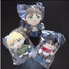 進撃の巨人 ともぬい エレン ミカサ アルミン ぬいぐるみ 進撃の巨人 劇場版 ぬいぐるみキーホルダー エレン ミカサ