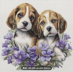 子犬の刺繍作成キット 44.96cm