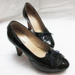 【レア！】レペット靴 エナメルパンプス☆ヒールあり 箱あり 訳アリ repetto レペット ヒール レースアップ パンプス 39