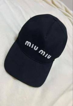 MIUMIU♡MIUIMIUキャップ♡L ☆MIUMIU☆ IVE着用 Baseball Cap キャップ帽☆ (MiuMiu