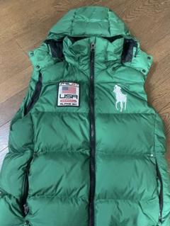 美品 POLO RALPH LAUREN ダウンベスト Sサイズ オリーブ 中古・古着通販】POLO RALPH LAUREN (ポロ・ラルフローレン