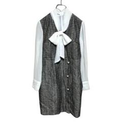 W-156【美品】dazzy デイジー レースニットワンピース ロングワンピース