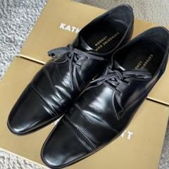 極美品】 キャサリンハムネット ブラック 24.5㎝ 革靴 スワールトゥ
