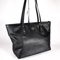【良品】COACH コーチ　サフィアーノレザー　トートバッグ　A4収納　ビジネス COACH - 【良品】COACH コーチ サフィアーノレザー トートバッグ